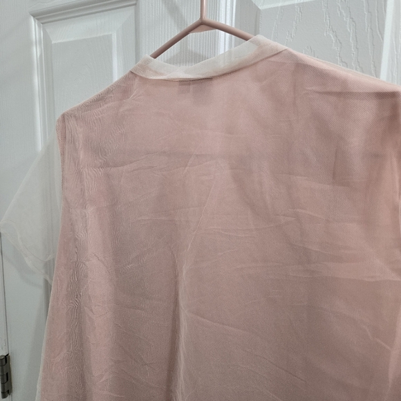 Twik Floral Embroidered Mesh Top Size M - Picture 11 of 11
